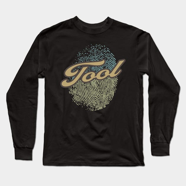 Tool Fingerprint Long Sleeve T-Shirt by anotherquicksand